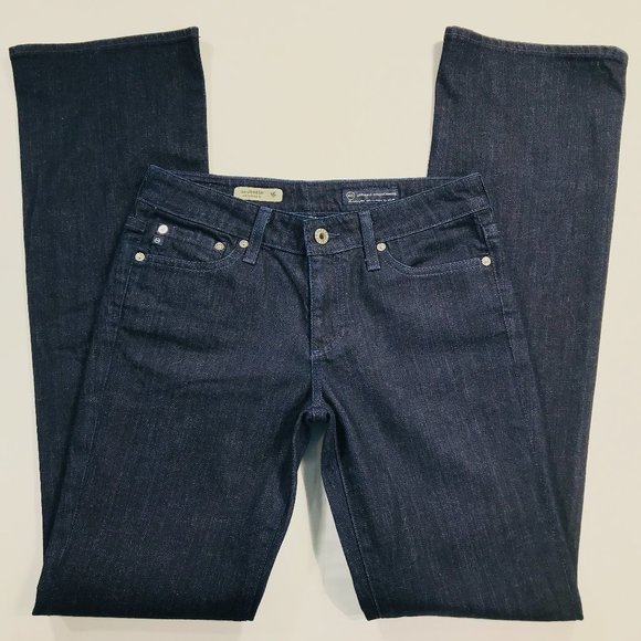 AG Adriano Goldschmied The Jessie Curvy Boot Fit Blue Jeans Women's Size 27R - Picture 1 of 11